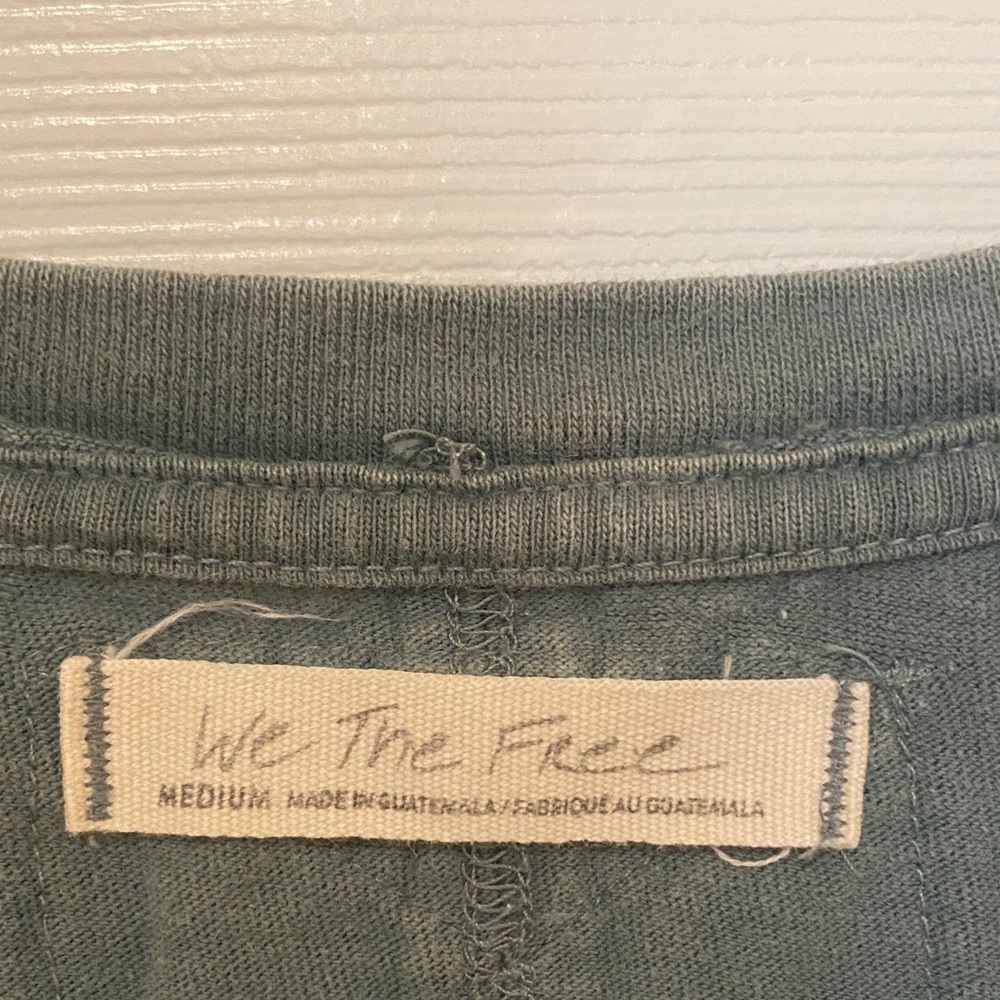 We The Free Green Long Sleeve Shirt - Picture 2 of 4
